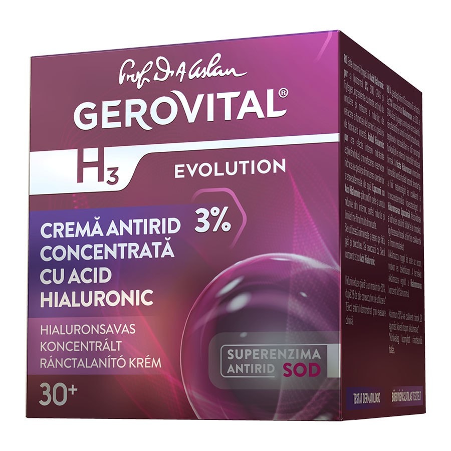 Gerovital H3 Evolution - Anti Wrinkle Cream  Crema Fata 50 ml