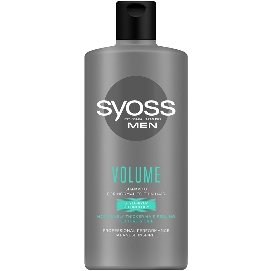Syoss Sampon Men Volume Pentru Par Normal Si Subtire  Sampon 440 ml