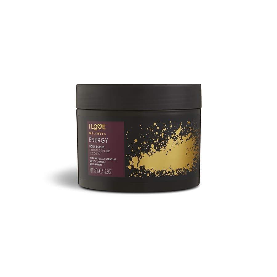 I Love Cosmetics Wellness Body Scrub Energy  Exfoliant Corp 330 ml