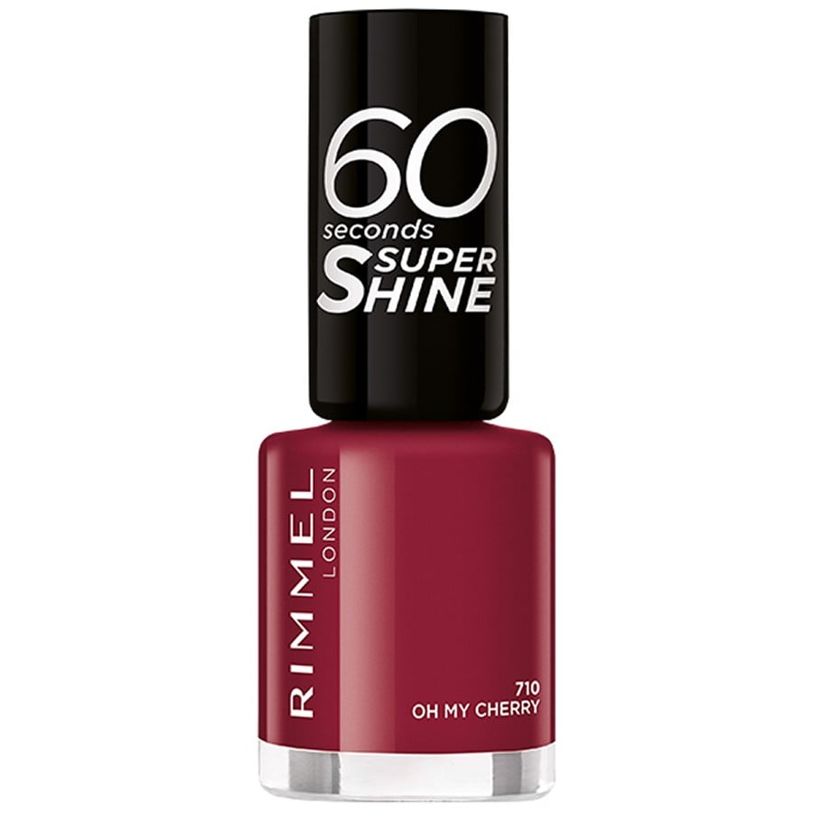 Rimmel London 60 Seconds Super Shine Nail Oh my Cherry Lac Unghii 8 ml