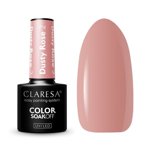 Claresa SoakOff UV/LED Color Dusty Rose  Lac Unghii 5 g