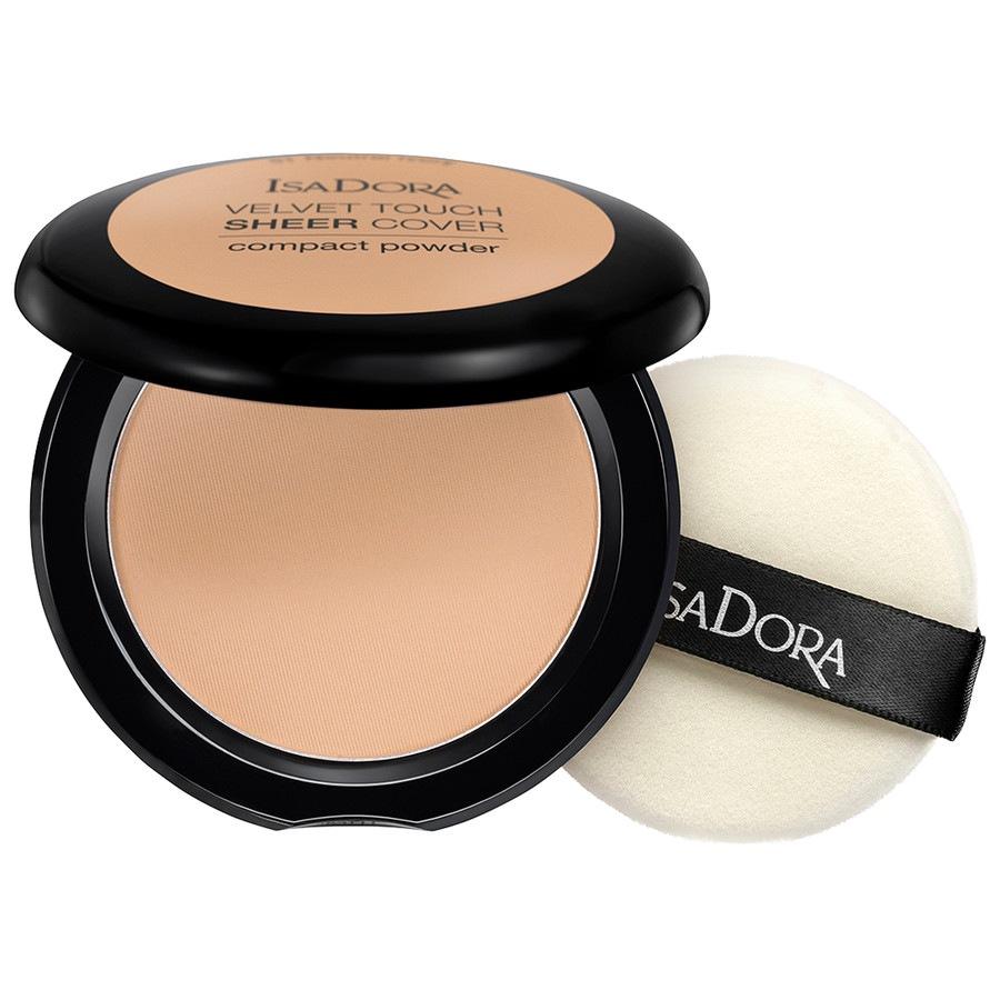 Isadora Velvet Touch Sheer Cover Compact Warm Sand Pudra 10 g