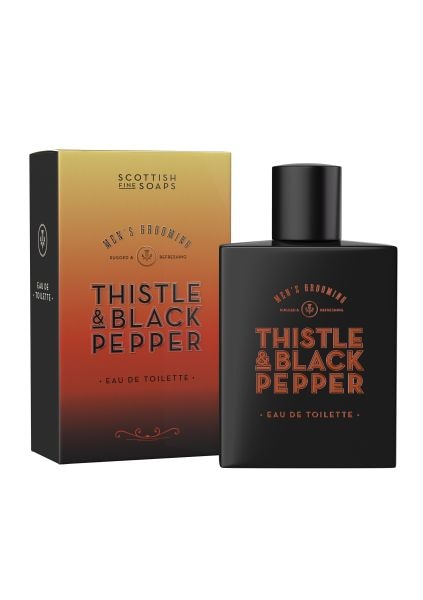 Scottish Fine Soaps Mens Grooming Thistle & Black Pepper Eau De Toilette  Apa Toaleta 100 ml