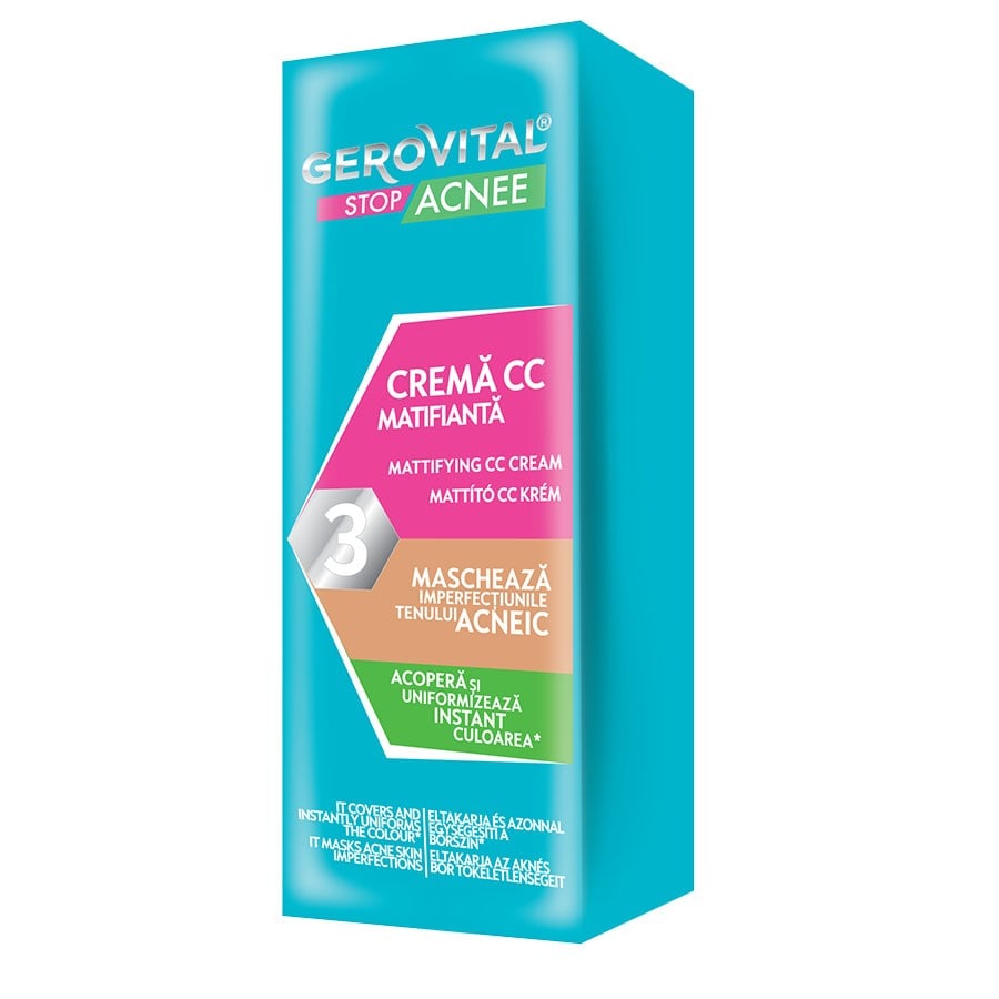 Gerovital Mattifying CC Cream  Cc Cream 30 ml