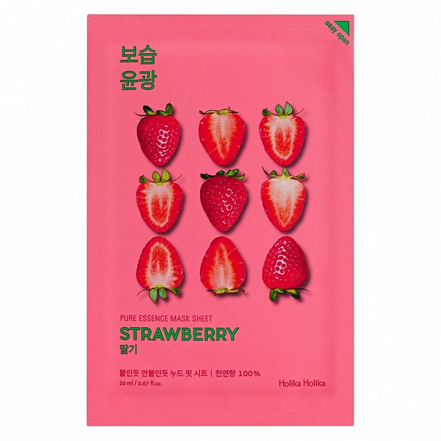 Holika Holika Pure Essence Mask Sheet - Strawberry  Masca 23 ml