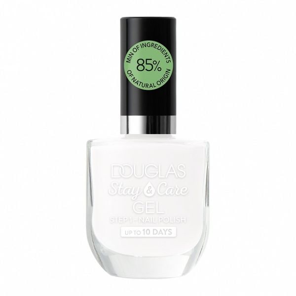 Douglas Make-up Stay & Care Gel Nail Polishes Be a White Queen Lac Unghii 10 ml