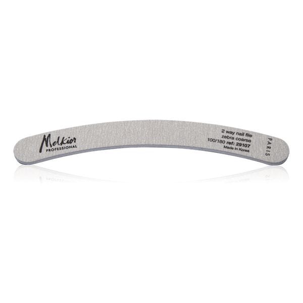 Melkior Professional Nail File Banana 100/180  Pila Unghii 1 Bucată