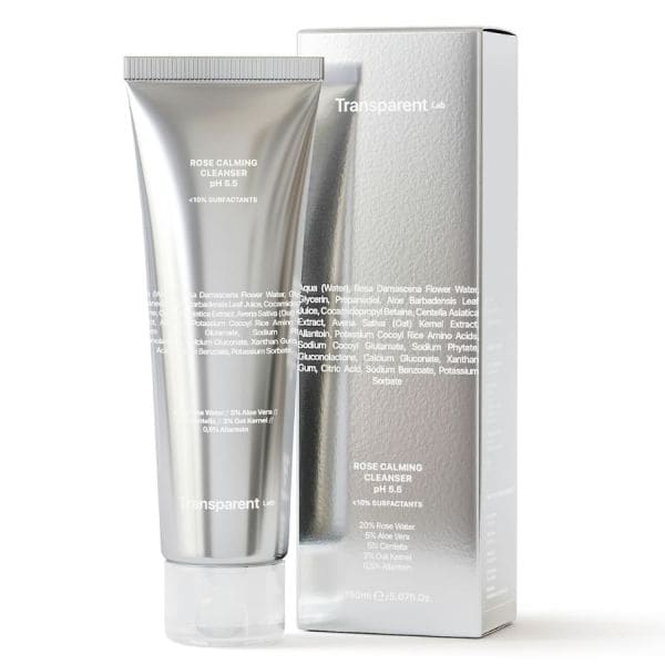 Transparent Lab Rose Calming Cleanser PH 5.5  Gel Curatare 150 ml