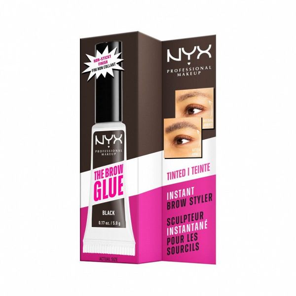 NYX Professional Makeup Brow Glue Stick Black Mascara Sprancene 5 g
