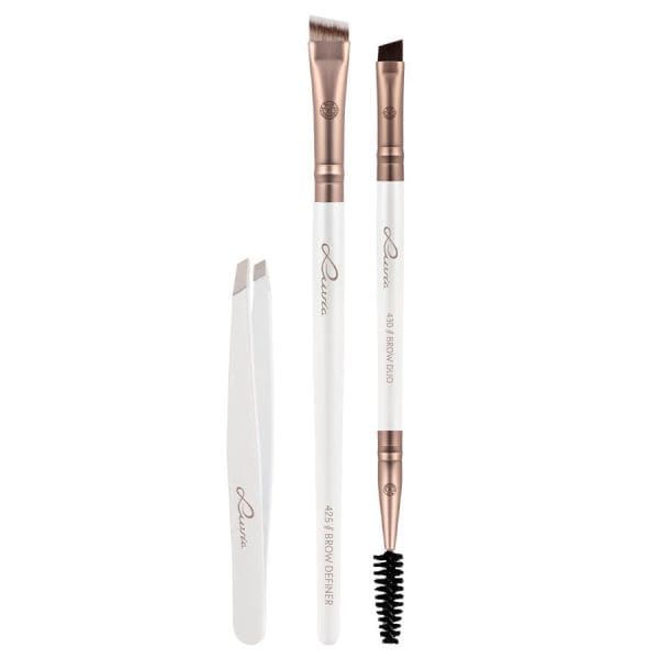Luvia Cosmetics Prime Brow Kit - Coffee  Set Pensule 1 Bucată