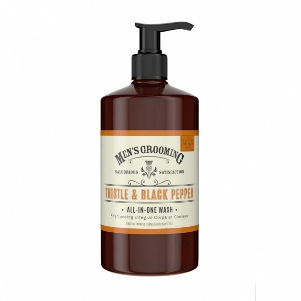 Scottish Fine Soaps All-In-One Wash Thistle & Black Pepper  Sampon Si Gel Dus 500 ml