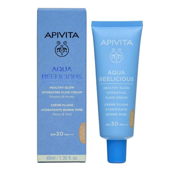 Apivita Aqua Beelicious Healthy Glow Hydrating Fluid Cream  Crema Fata 40 ml