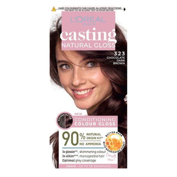 L'Oreal Paris Casting Natural Gloss Chocolate Dark Brown Vopsea Par 1 Bucată