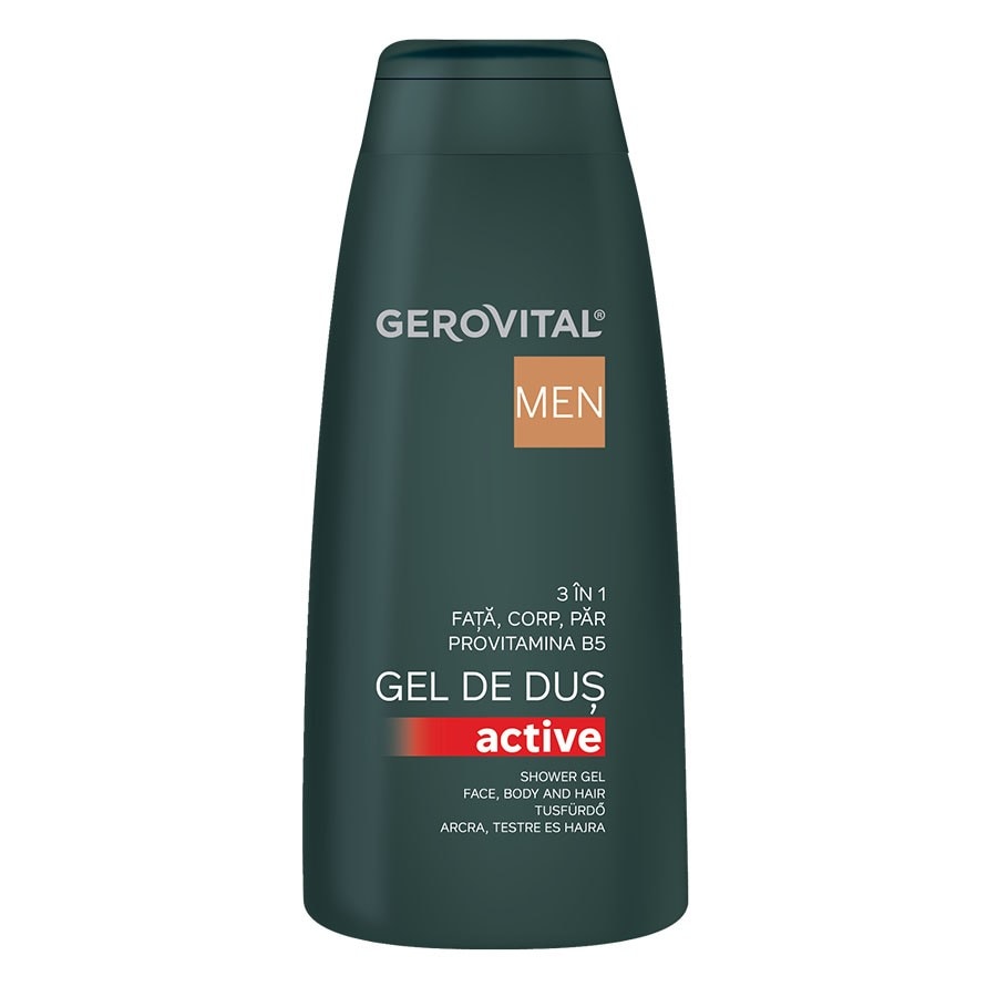 Gerovital Shower Gel Face Body And Hair  Gel Dus 400 ml