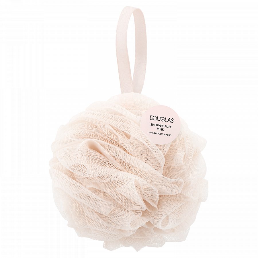 Douglas Accessoires Shower Puff White Pale Pink Burete 1 Bucată