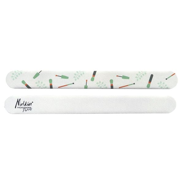 Melkior Professional Nail File 2 Faces Green 180/240  Pila Unghii 1 Bucată