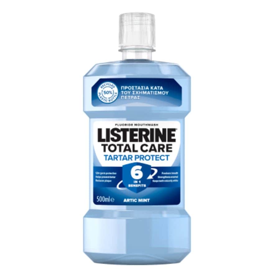 Listerine Total Care Tartar Protect Artic Mint  Apa Gura 500 ml