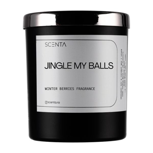 Scenta Jingle My Balls Candle  Lumanari 160 ml