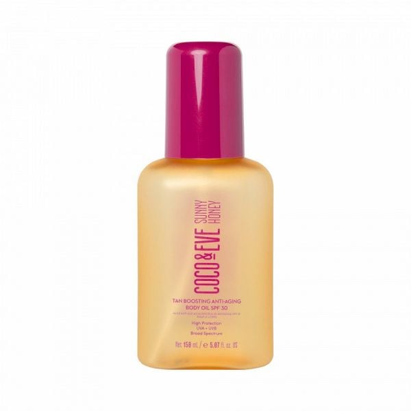 Coco and Eve Tanning Body Oil SPF 30  Protectie Solara 150 ml