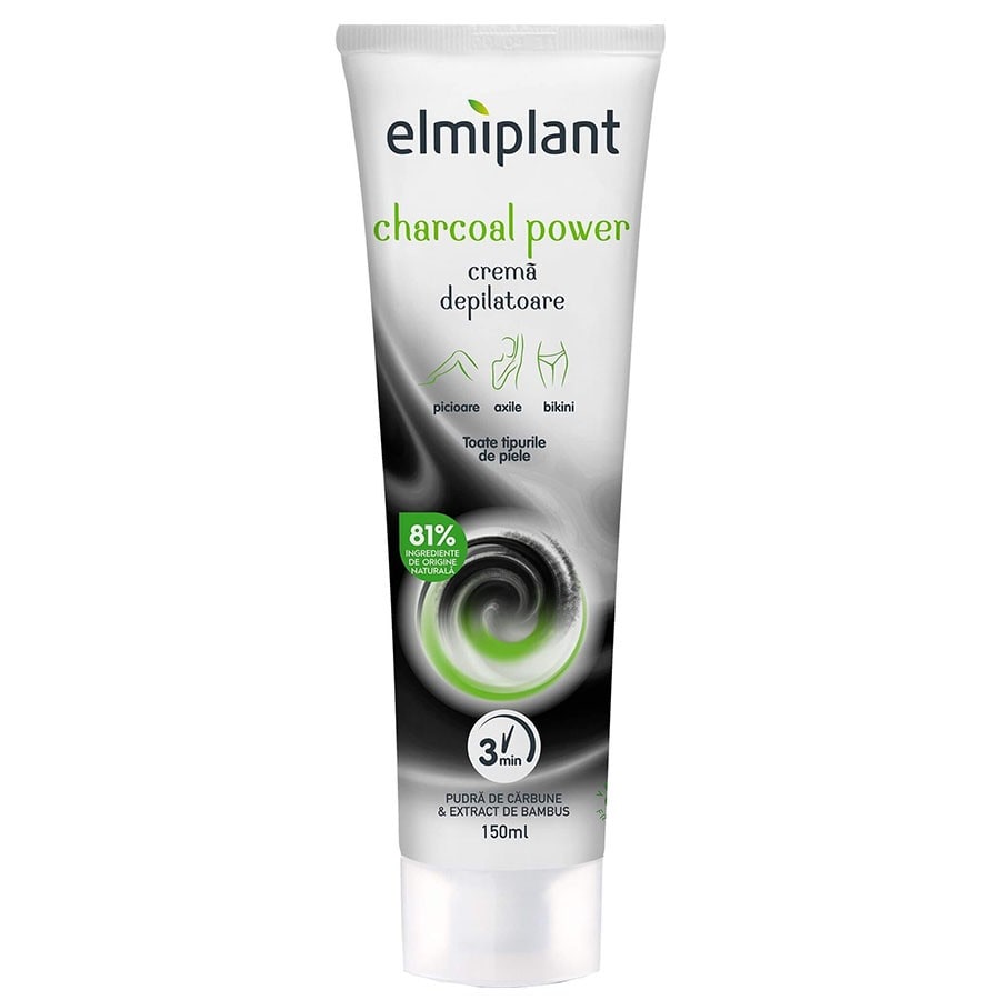 Elmiplant Charcoal Power Crema Depilatoare  Crema Depilatoare 150 ml