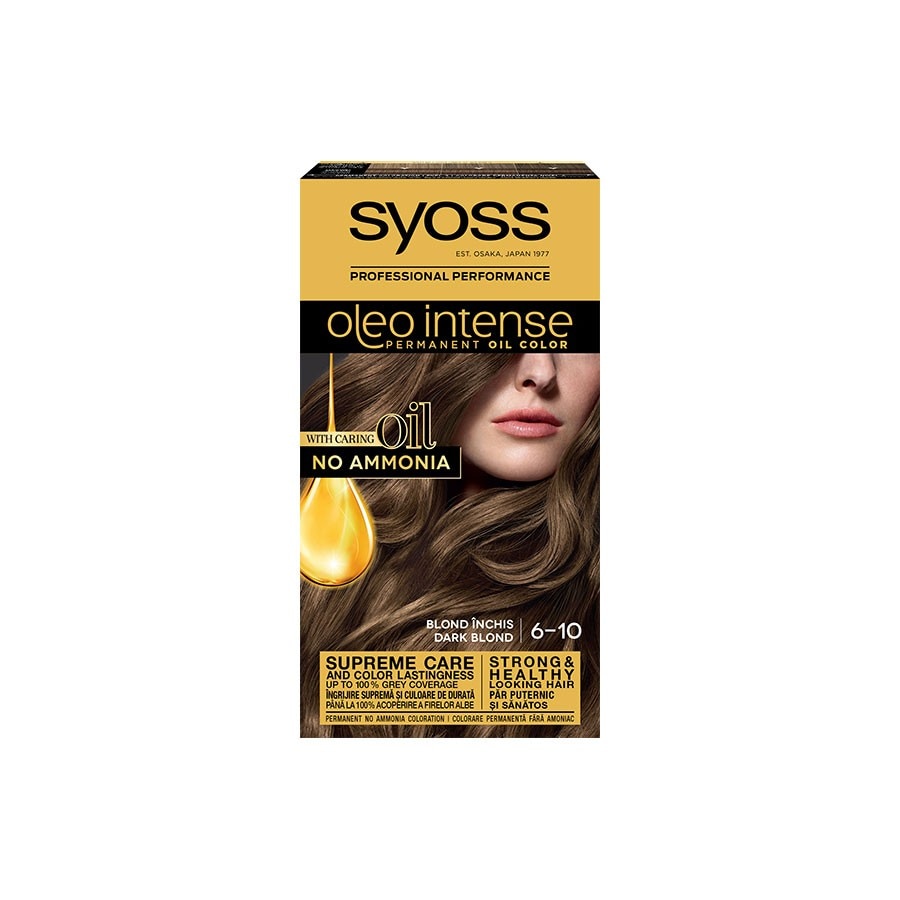Syoss Vopsea De Par Permanenta Oleo Intense Blond Inchis Vopsea 115 ml