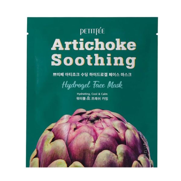 Petitfee Artichoke Soothing Hydrogel Face Mask  Masca 1 Bucată
