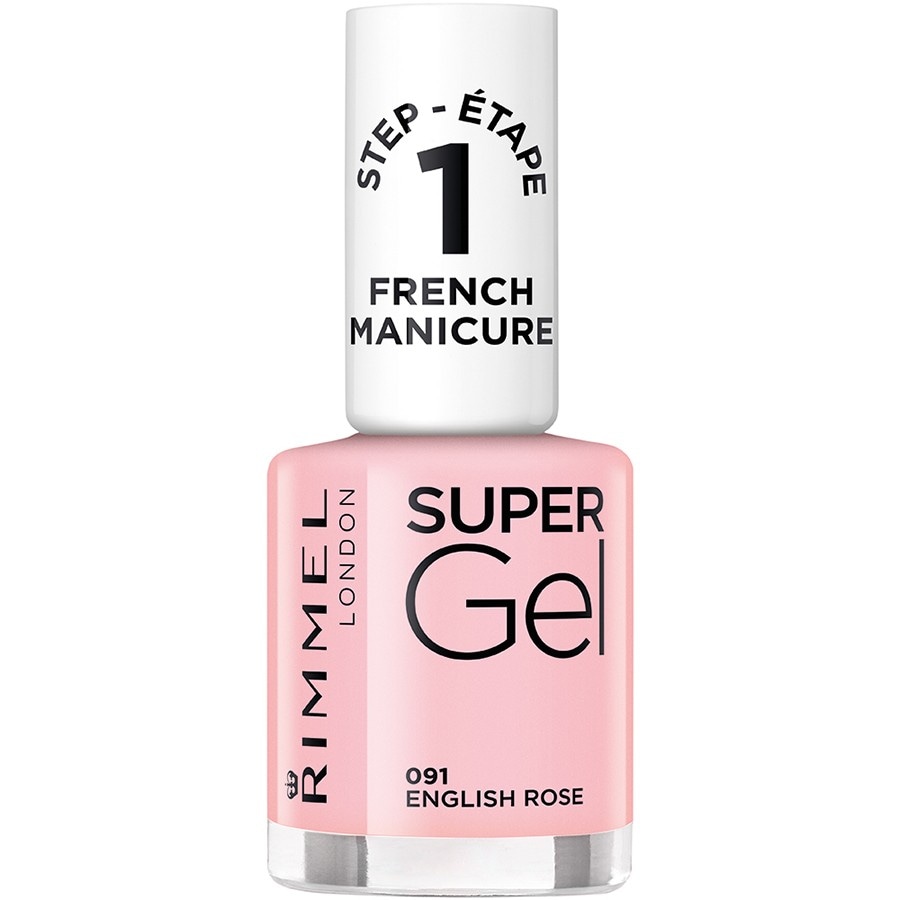 Rimmel London Super Gel French Manicure English Rose Lac Unghii 12 ml