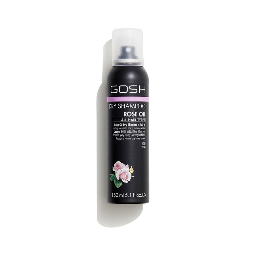 Gosh Rose Oil Dry Shampoo Spray  Sampon Uscat 150 ml