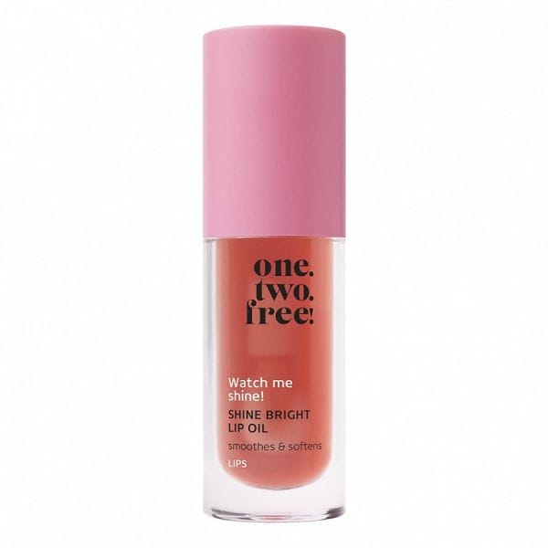one.two.free! Shine Bright Lip Oil Paradise Peach Ulei Buze 5 ml