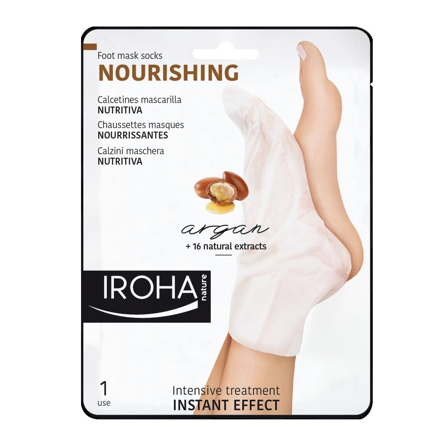 Iroha Foot Mask Socks Nourishing -Argan  Masca Picioare 18 ml