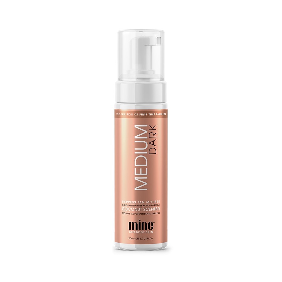MineTan Medium Dark Tanning Foam  Autobronzant 200 ml
