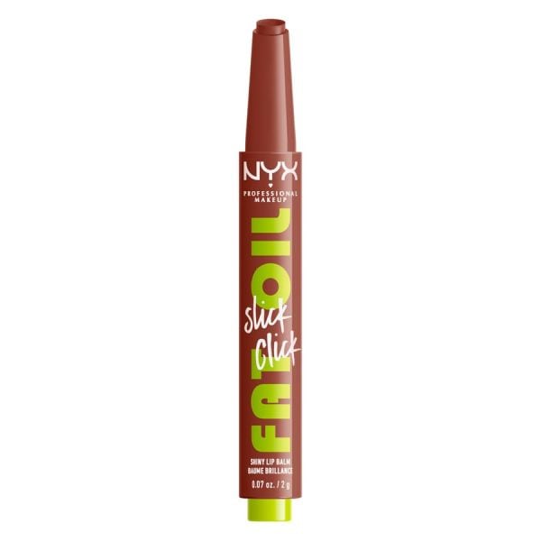 NYX Professional Makeup Fat Oil Slick Click Lip Balm Link in my bio Balsam Buze 2 g