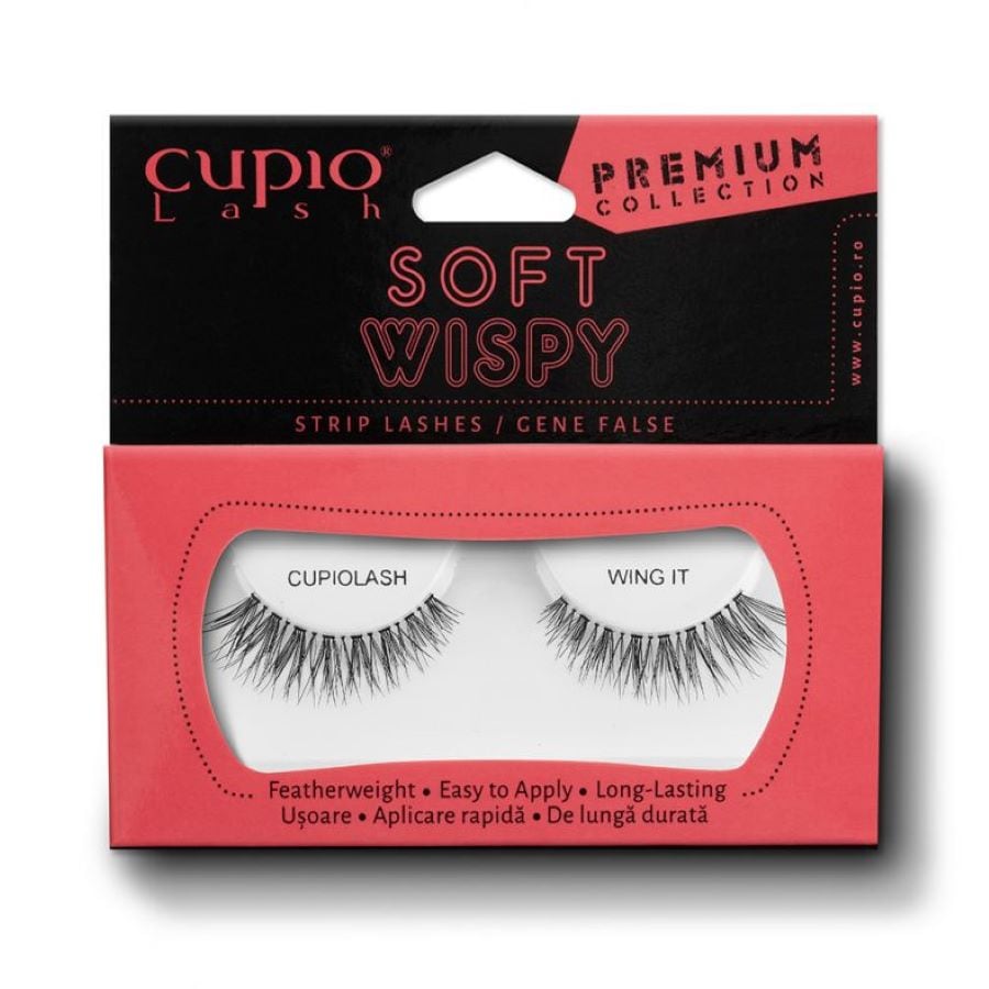 Cupio Gene False Banda Soft Wispy Lashes Wing It  Gene False 1 Bucată