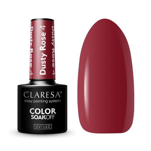 Claresa SoakOff UV/LED Color Dusty Rose  Lac Unghii 5 g