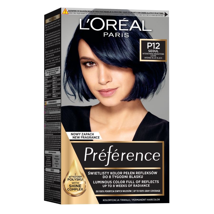 L'Oreal Paris Vopsea De Par Permanenta Cu Amoniac Preference PSeoul Vopsea Par 1 Bucată