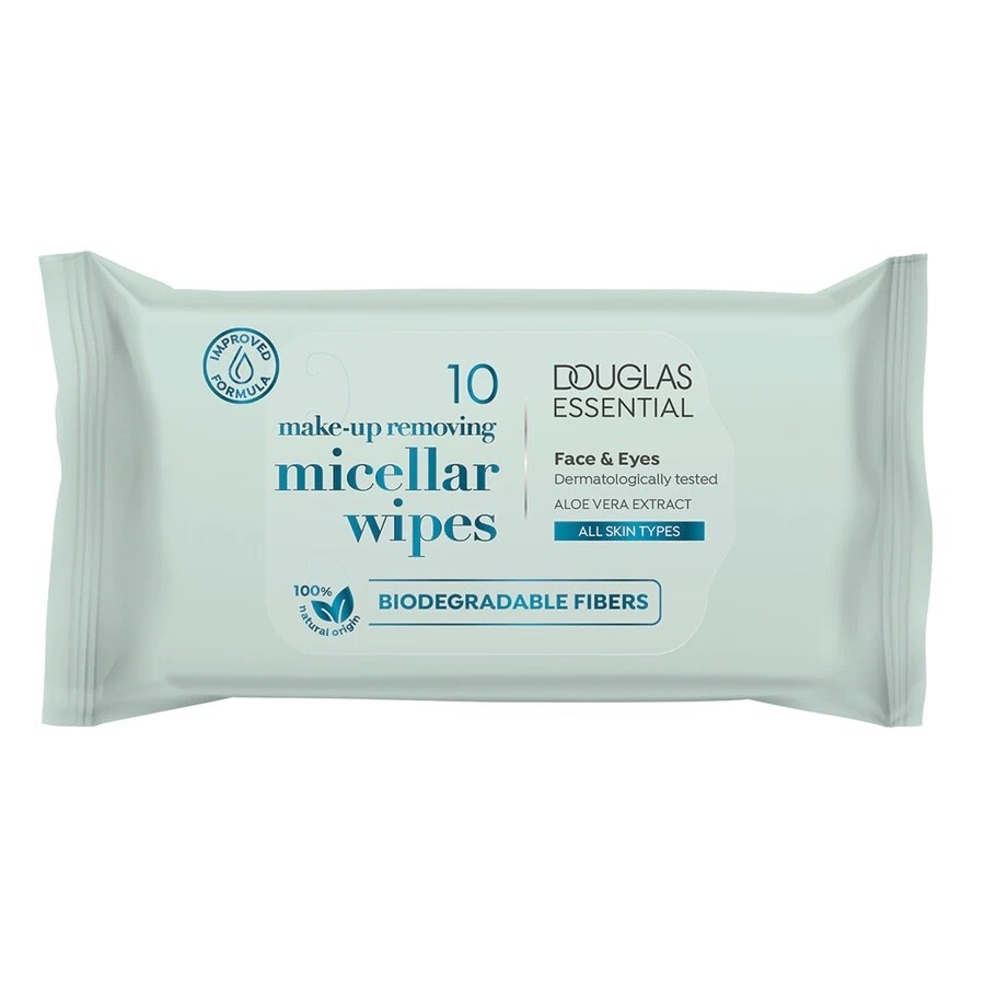 Douglas Essential Cleansing Make-Up Wipes  Servetele Demachiante 10 Bucăți