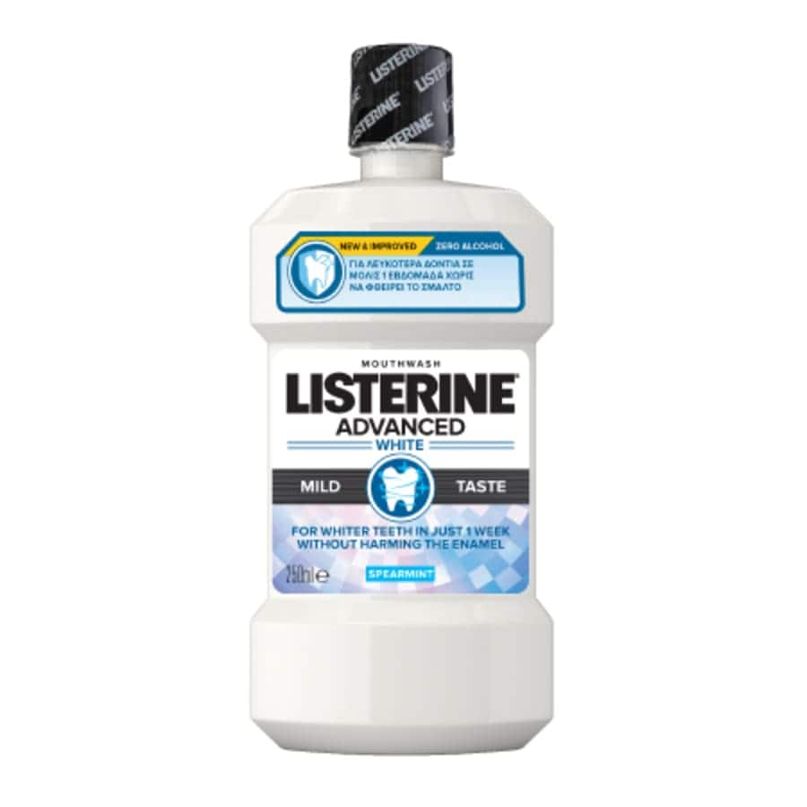 Listerine Mouthwash Advanced White Spermint  Apa Gura 250 ml