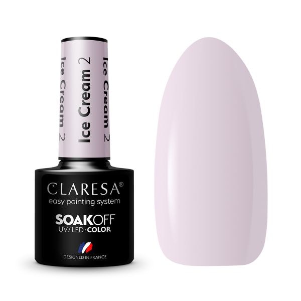 Claresa Soak Off UV/LED Color Ice Cream  Lac Unghii 5 g