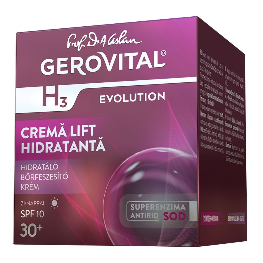 Gerovital H3  Evolution Moisturizing Lifting Cream SPF 10 Day Care  Crema Fata 50 ml