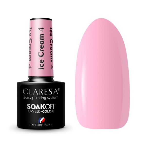 Claresa Soak Off UV/LED Color Ice Cream  Lac Unghii 5 g
