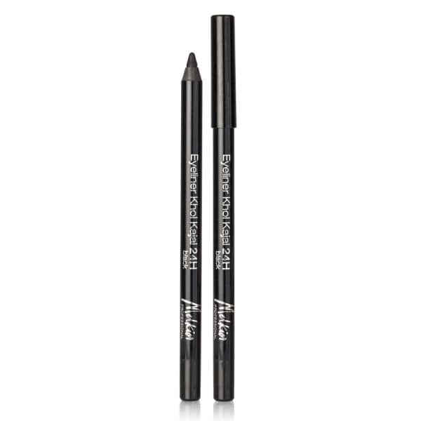 Melkior Professional Eyeliner Khôl Kajal 24 H Black Creion Ochi 1.2 g