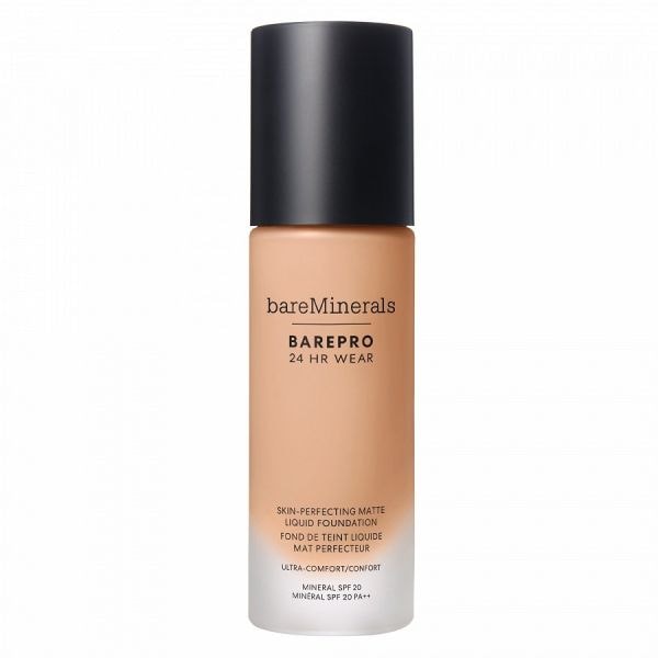 bareMinerals BAREPRO® 24HR Wear Skin-Perfecting Matte Liquid Foundation Mineral SPF 20 Light Cool Fond Ten 30 ml