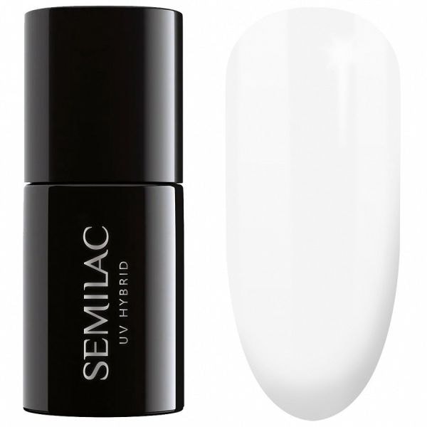 Semilac UV Gel Polish Strong White Lac Unghii 7 ml