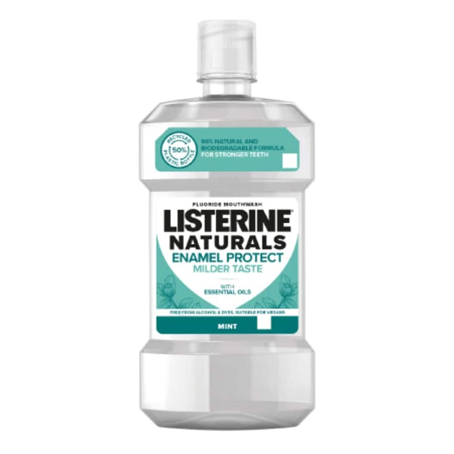 Listerine Natural Enamel Protect With Essetial Oils  Apa Gura 500 ml