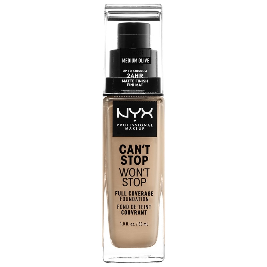 NYX Professional Makeup Cant Stop Wont Stop 24h Foundation Medium Olive Fond Ten 30 ml