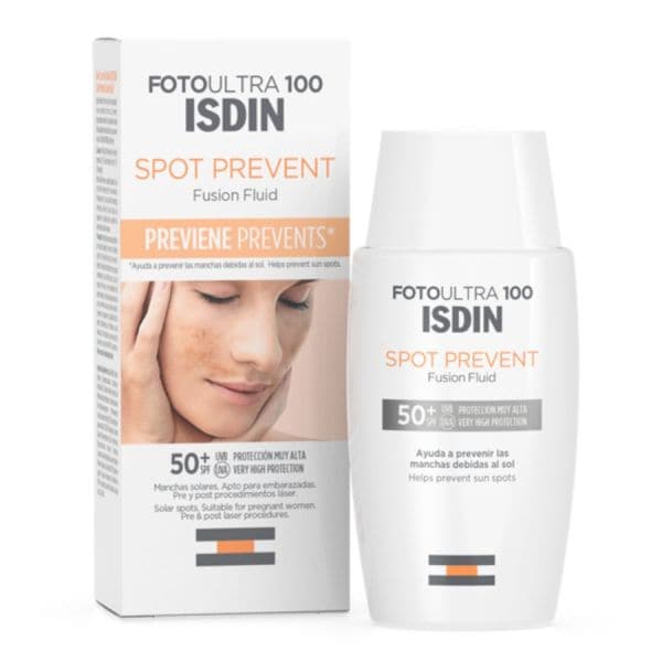 Isdin Fotoultra 100 Spot Prevent Fusion Fluid SPF 50+  Protectie Solara 50 ml