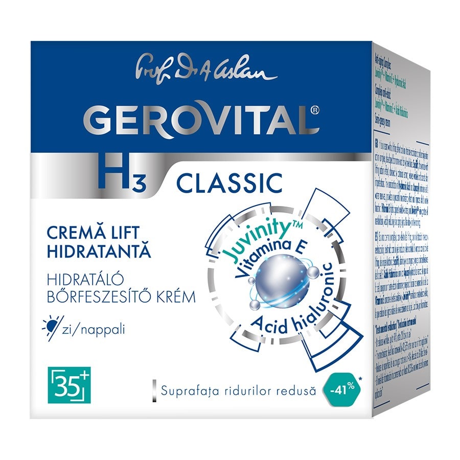 Gerovital Moisturising Lift Cream Day Care  Crema Fata 50 ml