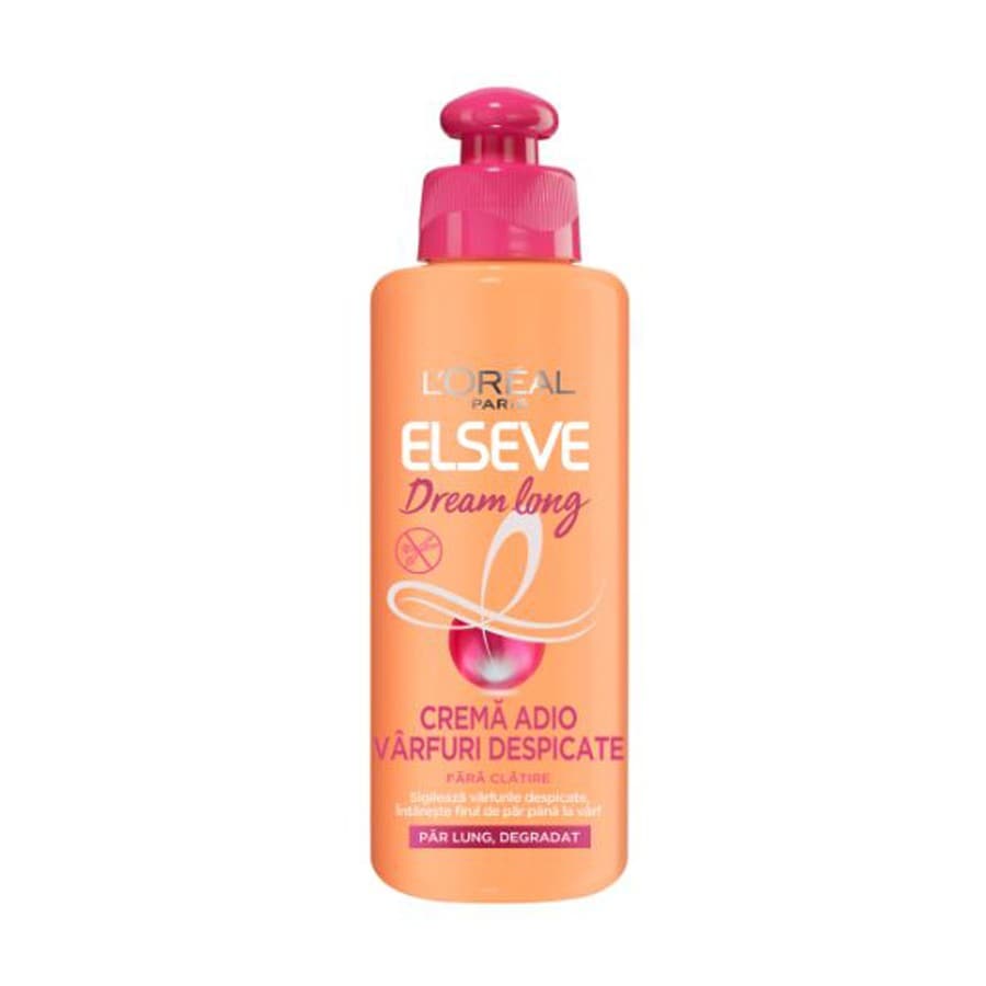 Elseve Elseve Dream Long Crema Adio Varfuri Despicate Pentru Par Lung Deteriorat  Tratament Par 200 ml