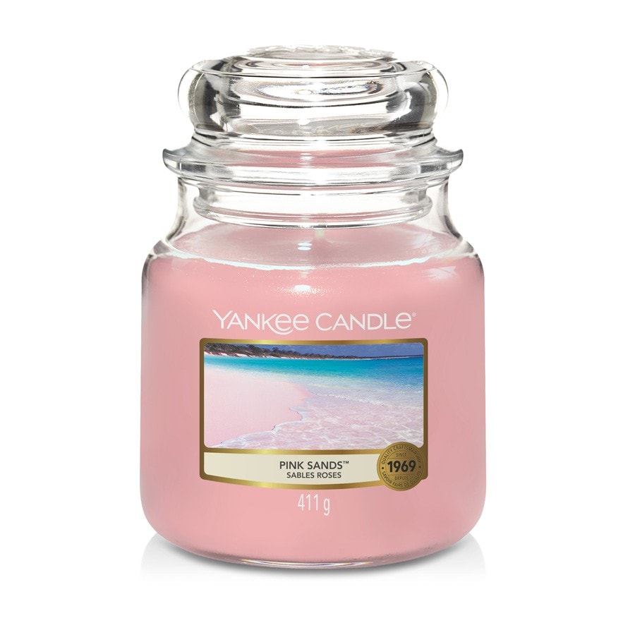 Yankee Candle Candle Jar Pink Sands  Lumanare Parfumata 411 g
