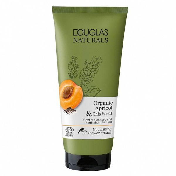Douglas Naturals Organic Apricot & Chia Seeds Shower Cream  Gel Dus 200 ml